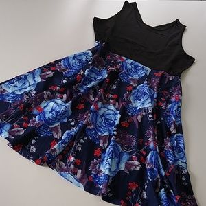 NWOT Empire waist dress with pockets.